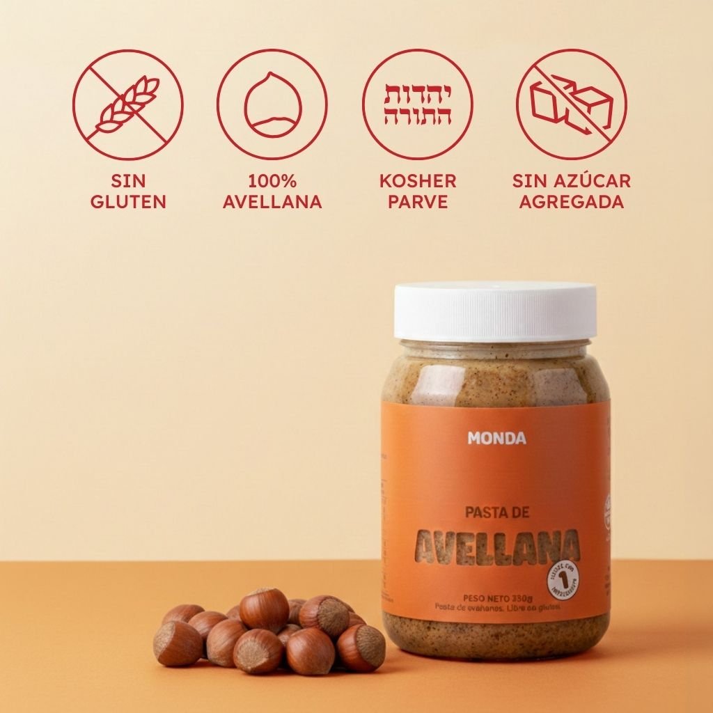 Pasta de Avellanas - Marca Monda