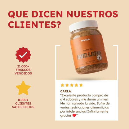 Pasta de Avellanas - Marca Monda