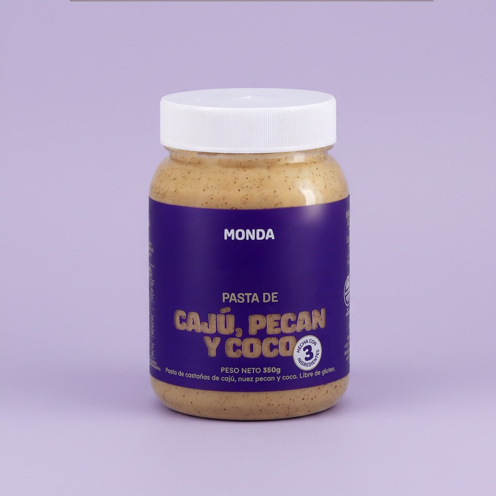 Pasta de Caju, Pecan y Coco - Marca Monda