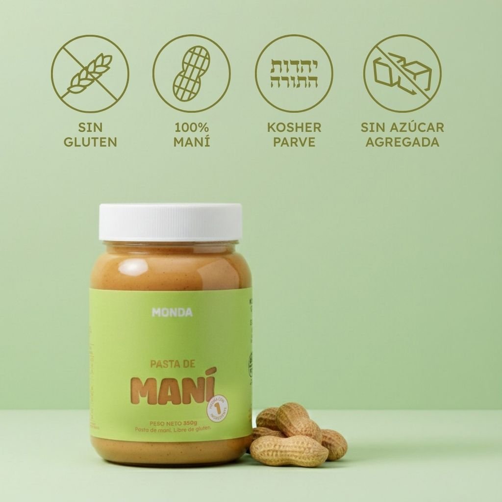 Pasta de Maní - Marca Monda