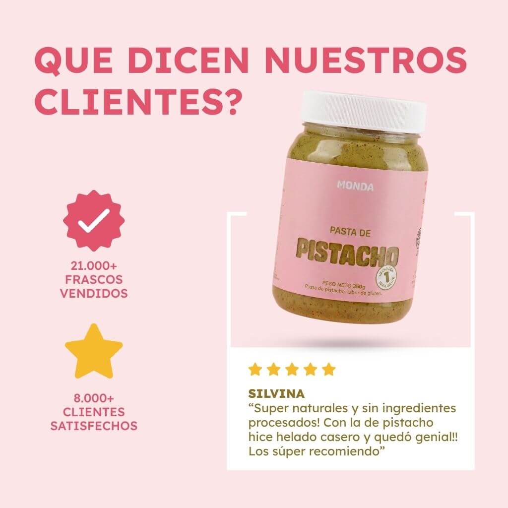 Pasta de Pistacho - Marca Monda
